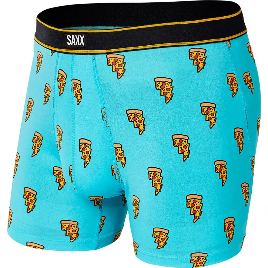 Saxx Underwear Daytripper Fly Slip-boxer S Blue Pizza Bolt günstig online kaufen