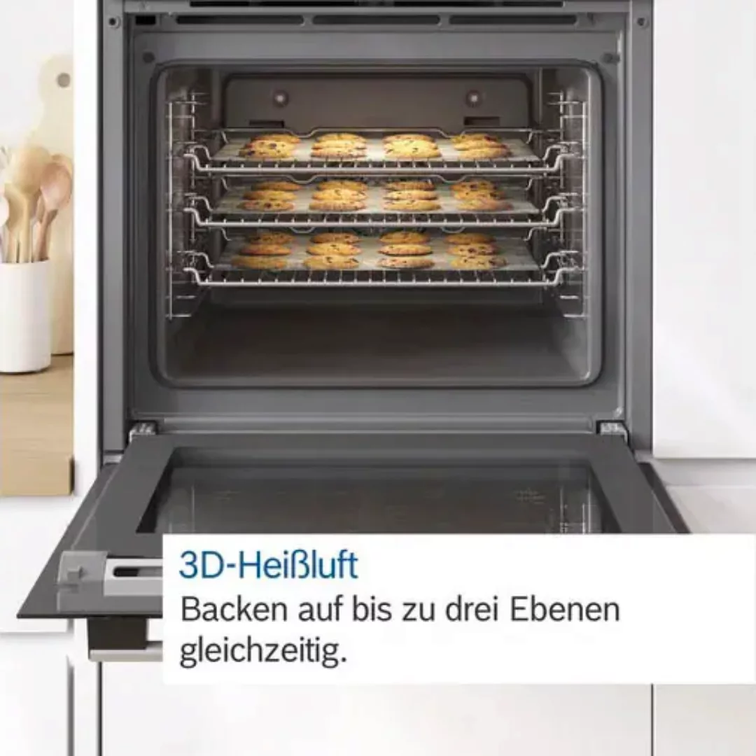 BOSCH Backofen-Set »HBD634CS81«, HBA537BS0, mit Teleskopauszug nachrüstbar, günstig online kaufen