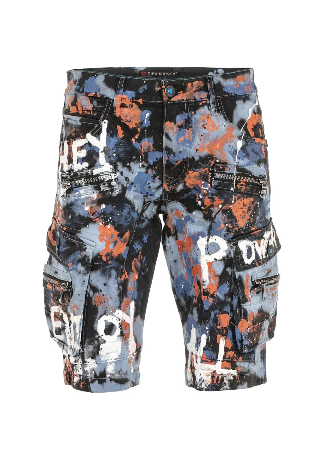 Cipo & Baxx Jeansbermudas "Bermuda & Short", mit angesagtem Denim-Coating, günstig online kaufen