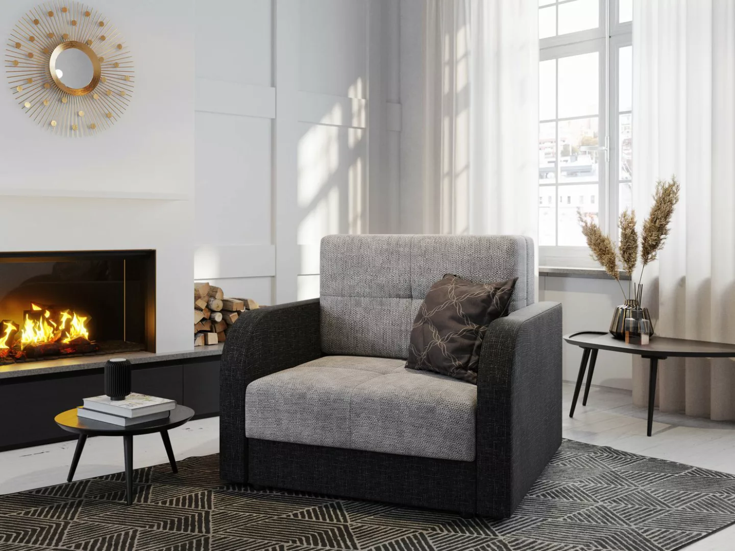 ALTDECOR Sofa TWIC, Couch mit Schlaffunktion, Bettkasten, Wohnzimmer günstig online kaufen