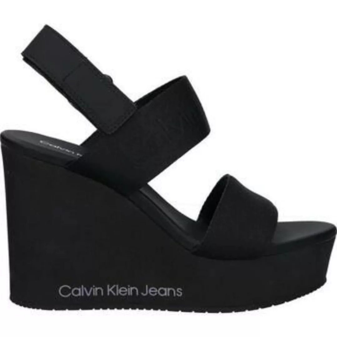 Calvin Klein Jeans  Sandalen YW0YW01479 WEDGE SANDAL WEBBING günstig online kaufen