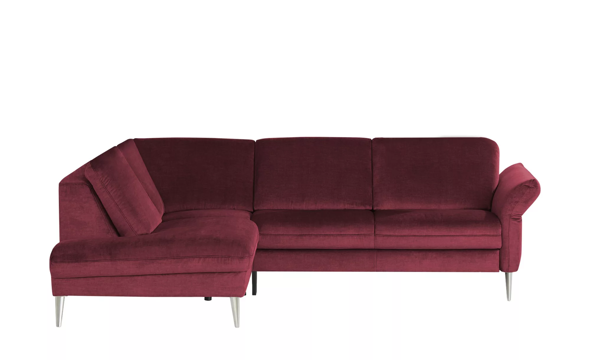 meinSofa Ecksofa  Helen ¦ rot ¦ Maße (cm): B: 249 H: 83 T: 185 Polstermöbel günstig online kaufen