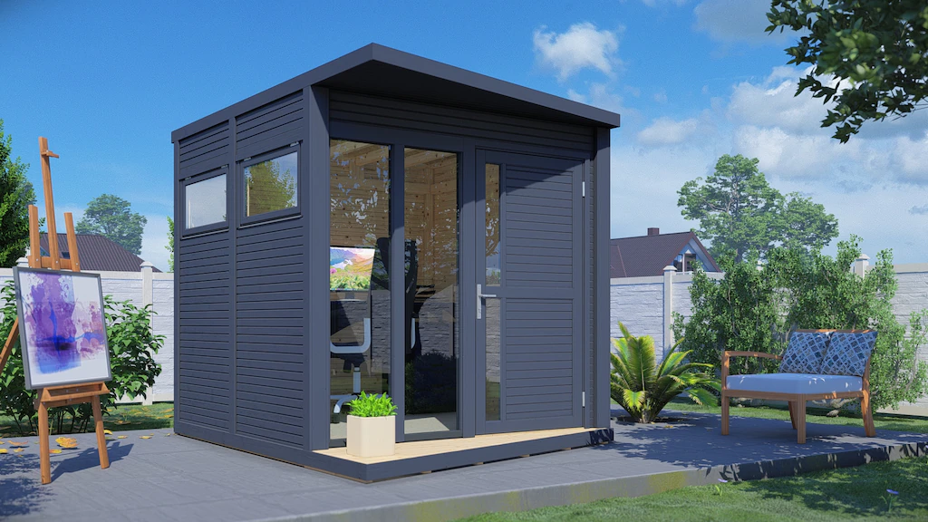 BERTILO Gartenhaus "Concept Office, in verschiedenen Farben", mit elegantem günstig online kaufen