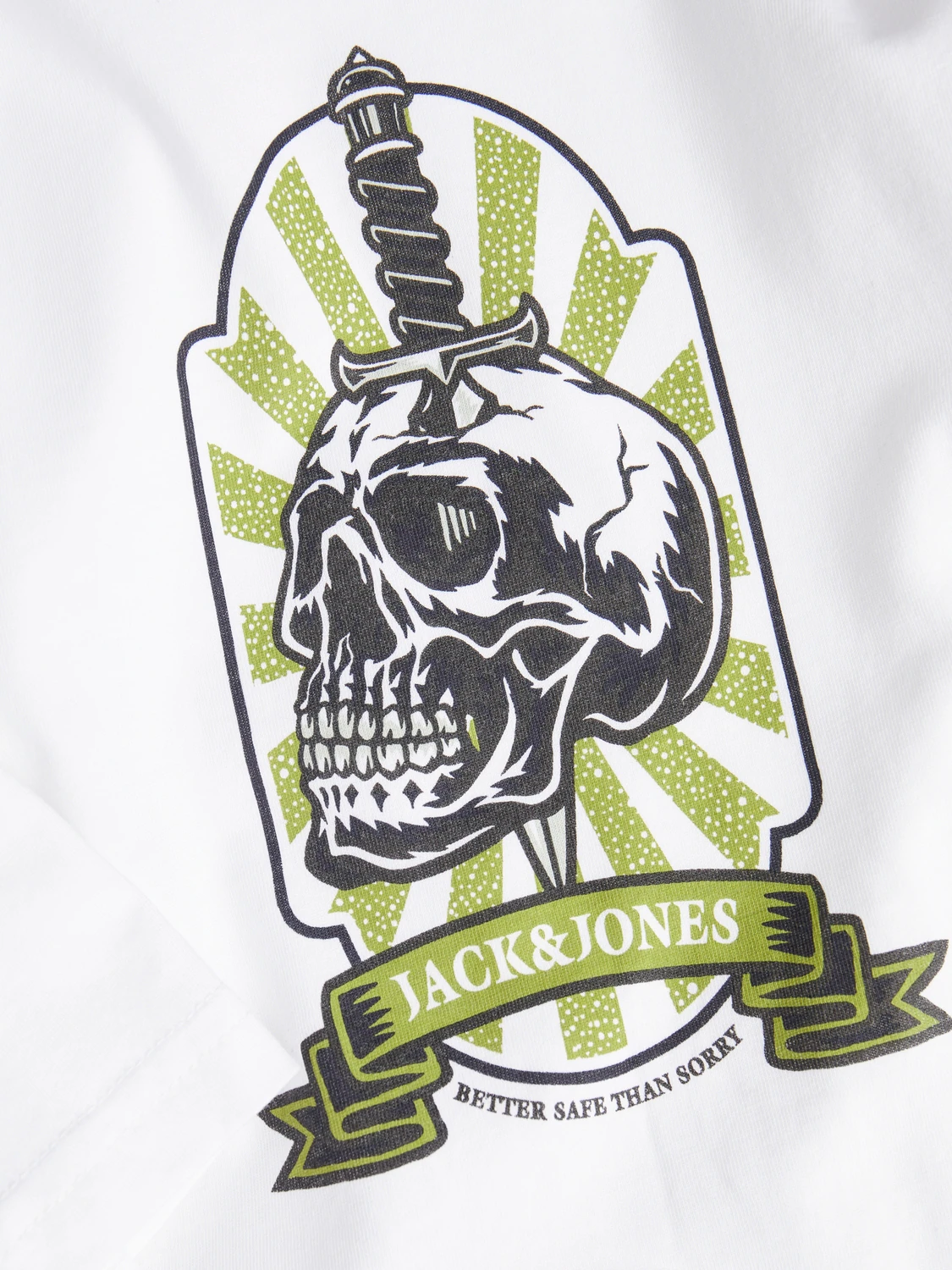 Jack & Jones Rundhalsshirt "JORSEVEN SKULL TEE SS CREW NECK SN" günstig online kaufen