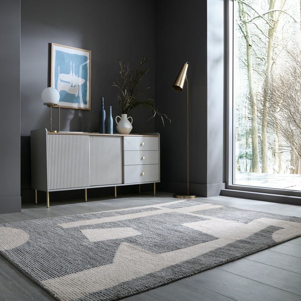 FLAIR RUGS Teppich »Rylan«, rechteckig, 12 mm Höhe, Hoch-niedriger Flor in günstig online kaufen