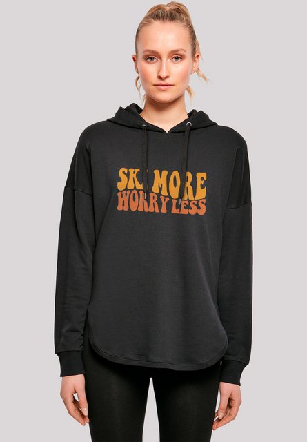 F4NT4STIC Kapuzenpullover Ski More Worry Less Premium Qualität günstig online kaufen