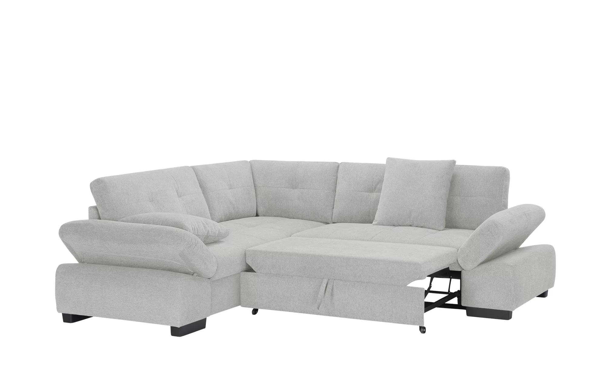 bobb Ecksofa  Lindsay ¦ grau ¦ Maße (cm): B: 225 H: 91 T: 255 Polstermöbel günstig online kaufen