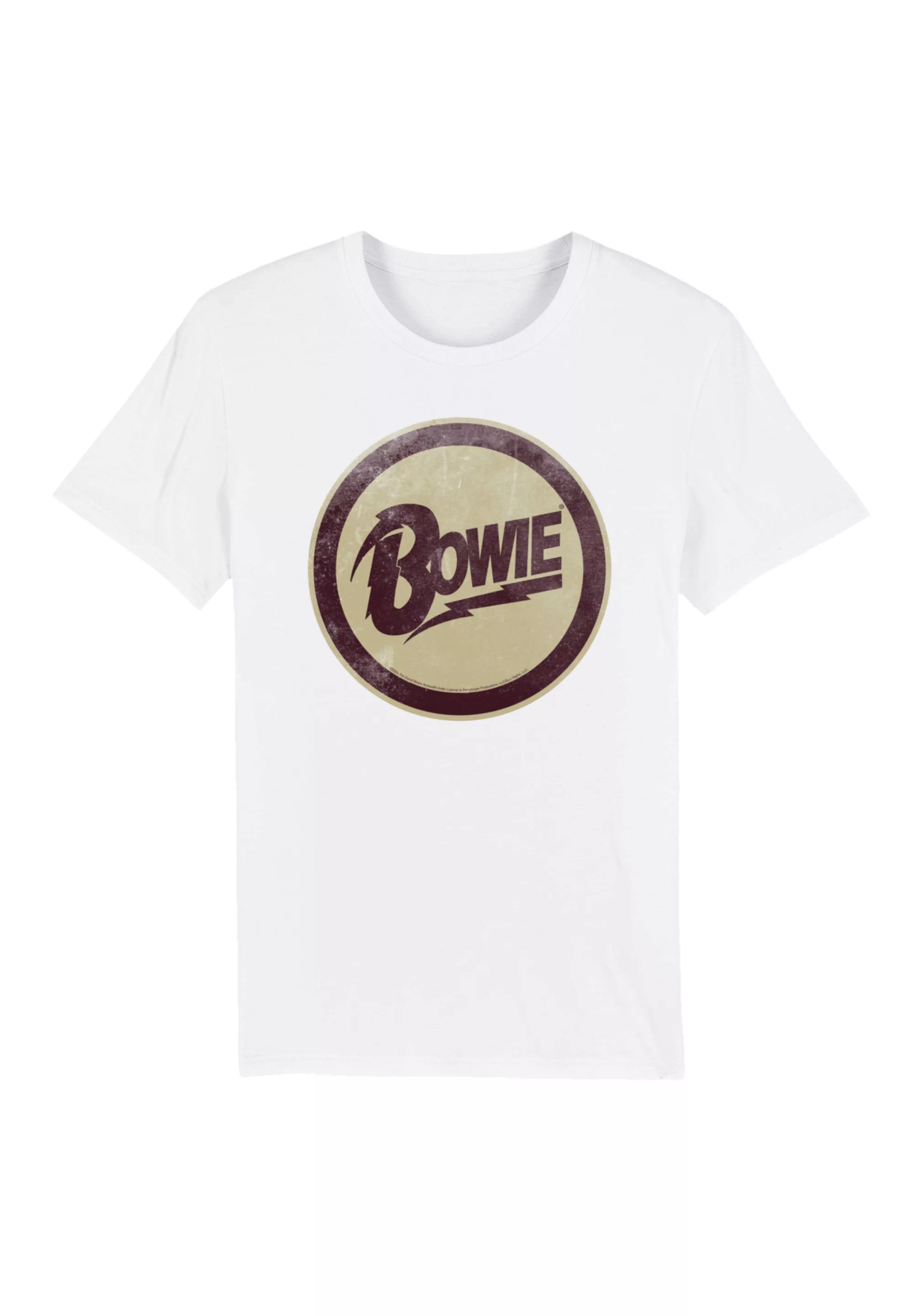 F4NT4STIC T-Shirt "David Bowie Circle Logo", Premium Qualität günstig online kaufen