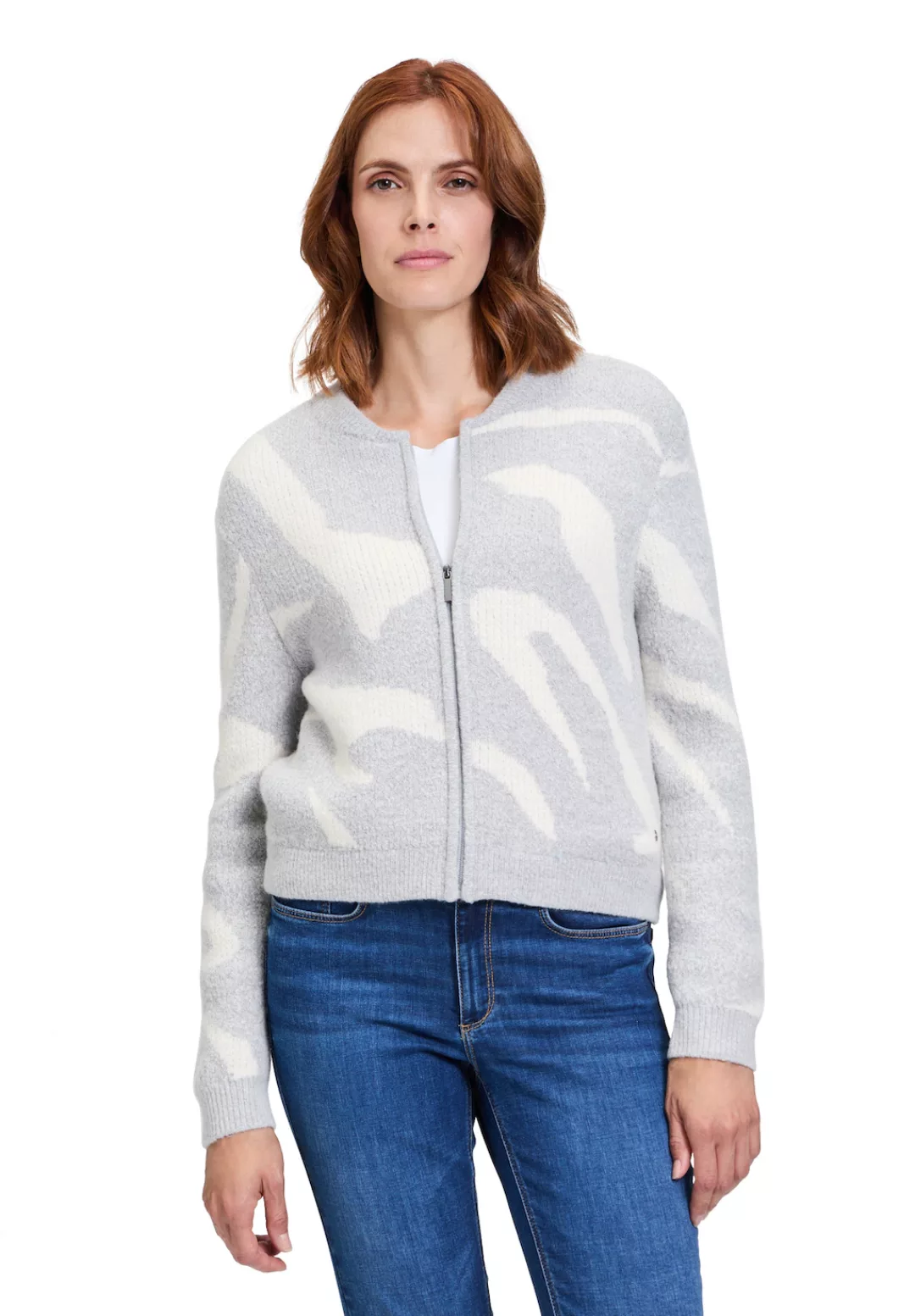 Betty&Co Strickjacke "Betty & Co Strick-Cardigan mit Reißverschluss", Jacqu günstig online kaufen