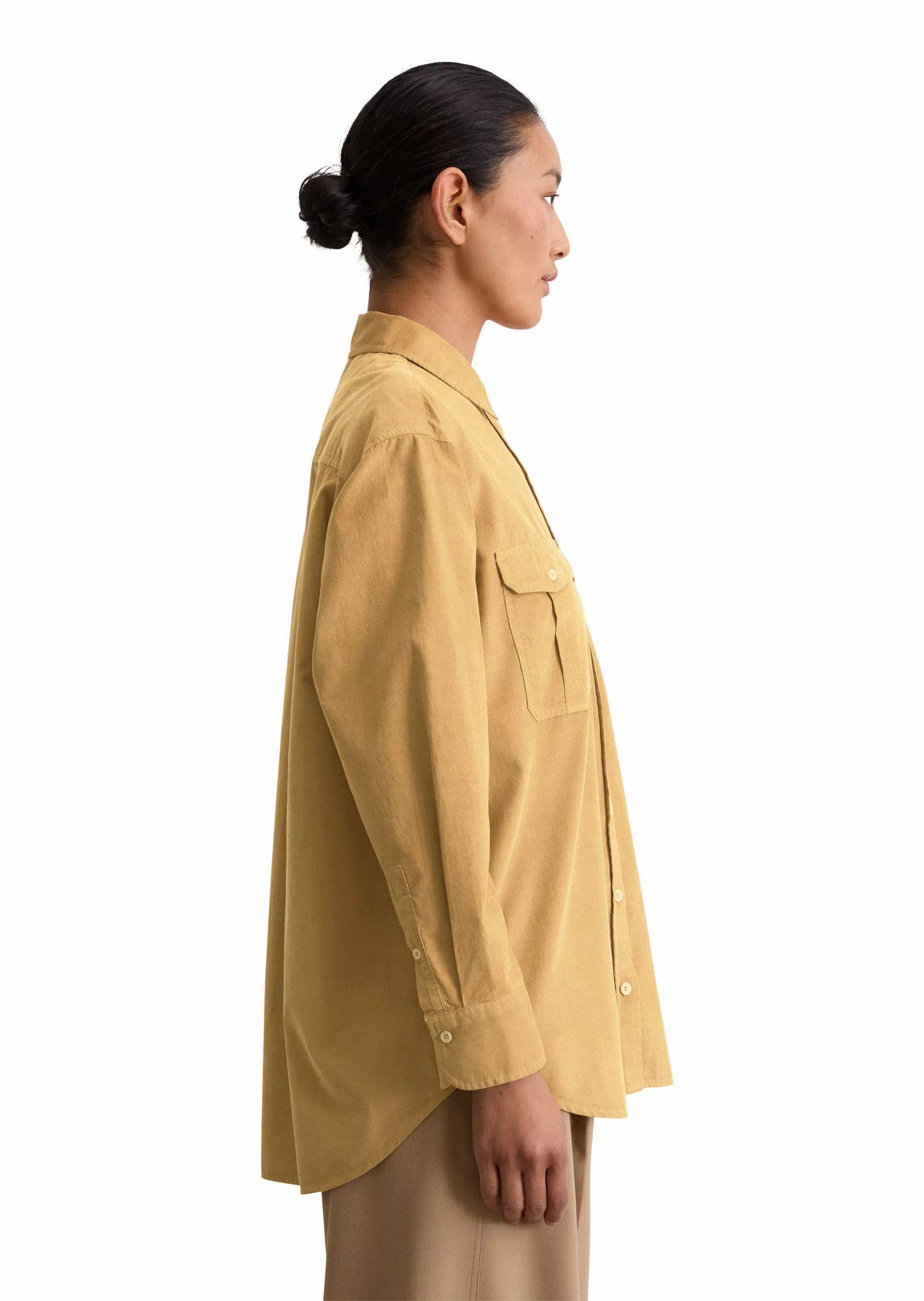 Marc O'Polo Langarmbluse aus Organic-Cotton-Lyocell-Mix günstig online kaufen