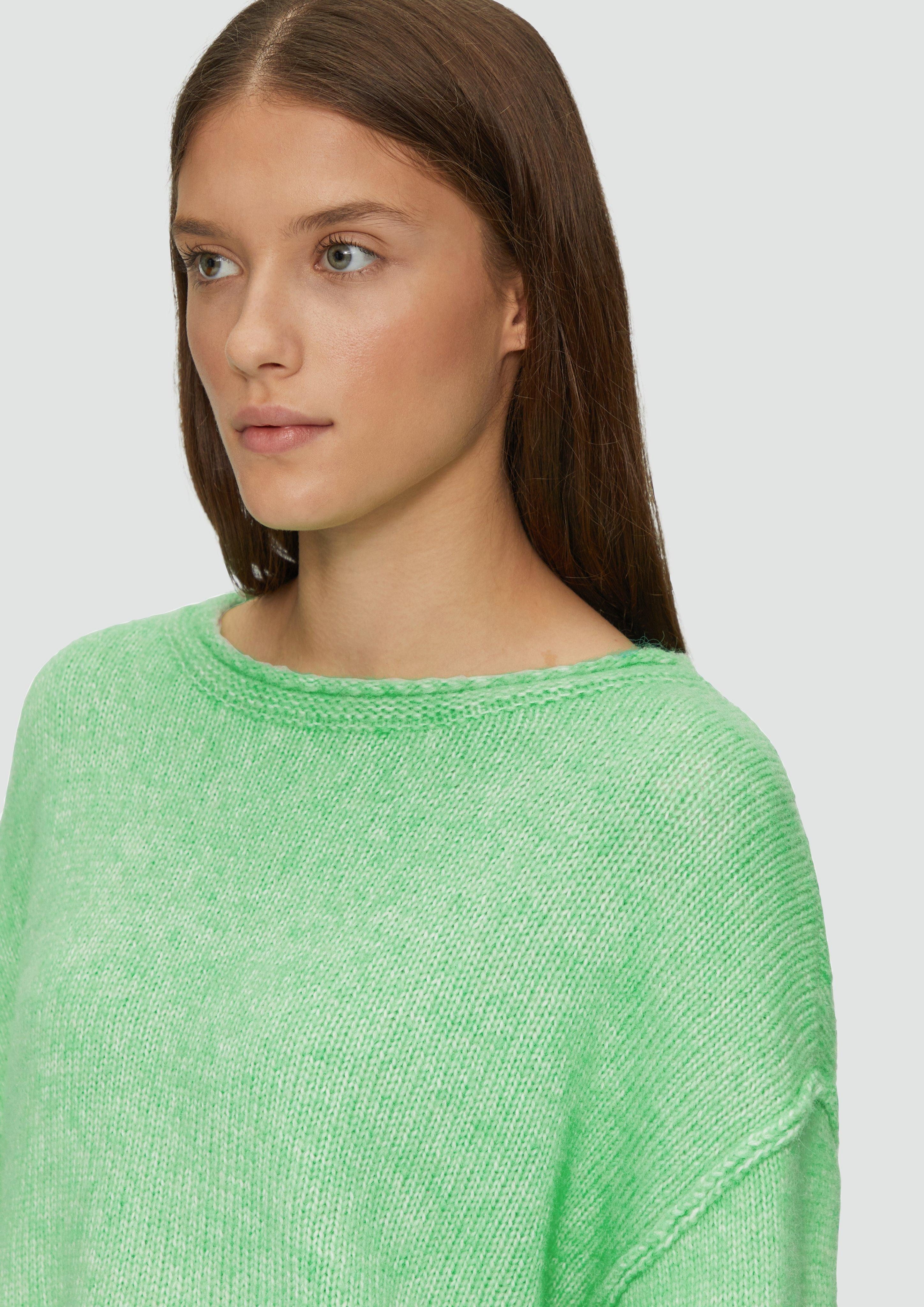 s.Oliver Strickpullover Strickpullover mit weiten Ärmeln günstig online kaufen