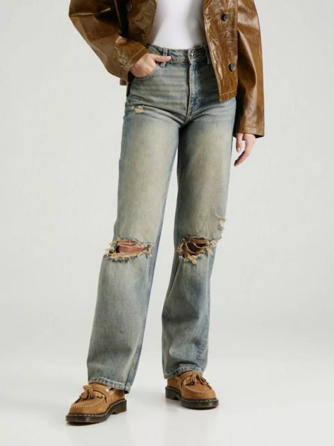 Tally Weijl Weite Jeans (1-tlg) Cut-Outs günstig online kaufen