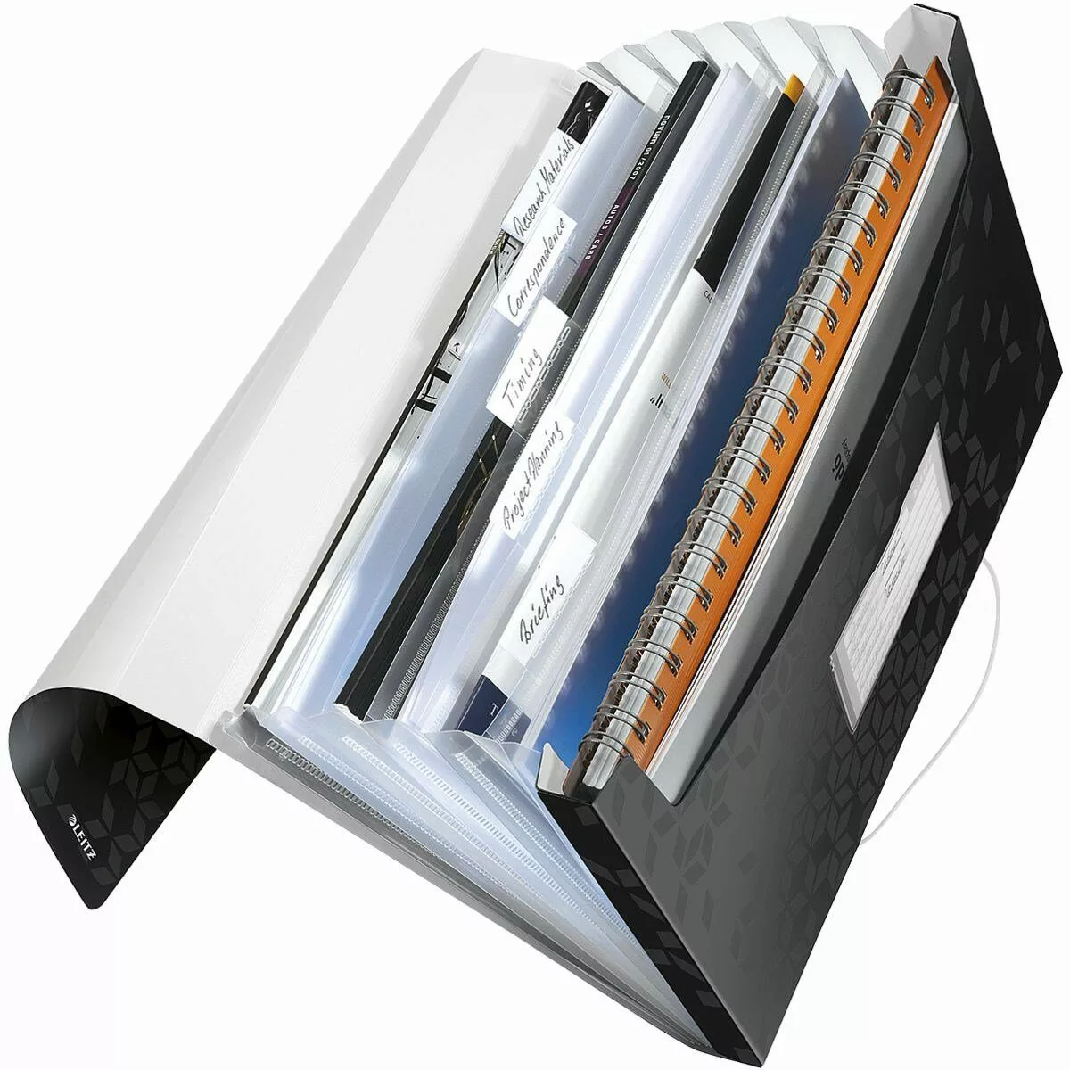 LEITZ Fächermappe WOW 4589, 6 Fächer günstig online kaufen