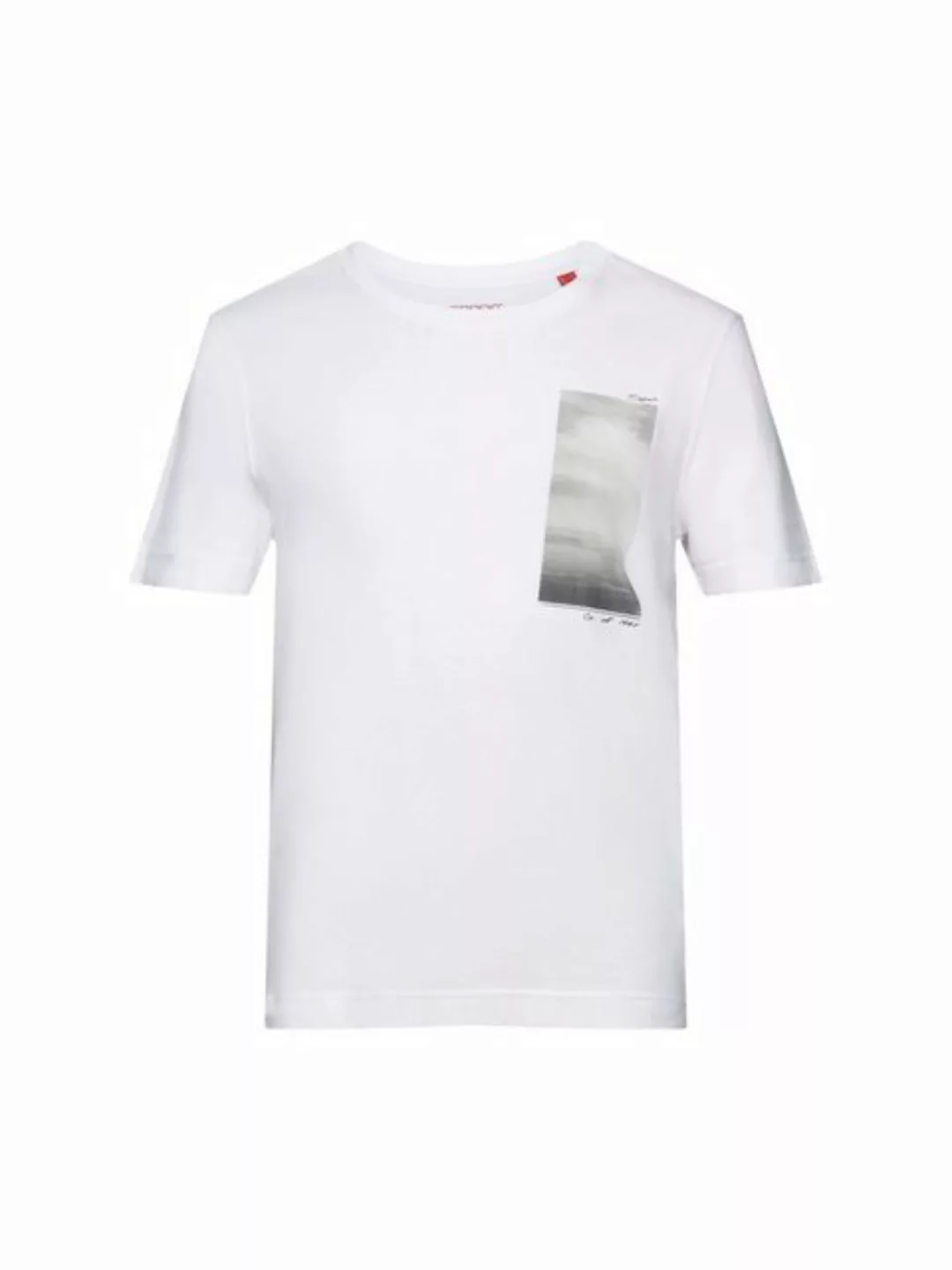 Esprit T-Shirt T-Shirt aus Bio-Baumwolle mit Print (1-tlg) günstig online kaufen
