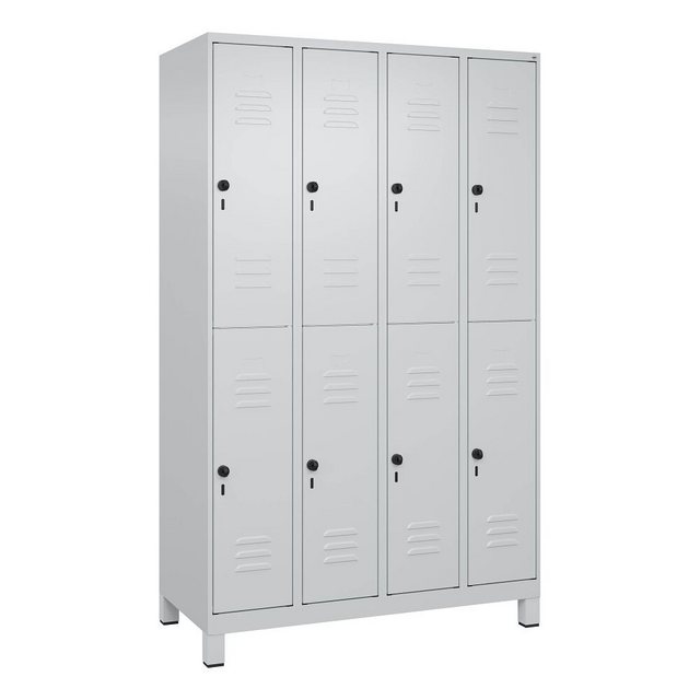 C+P Garderobenschrank Doppel-Garderobenschrank Classic Plus, Abteilbreite 3 günstig online kaufen