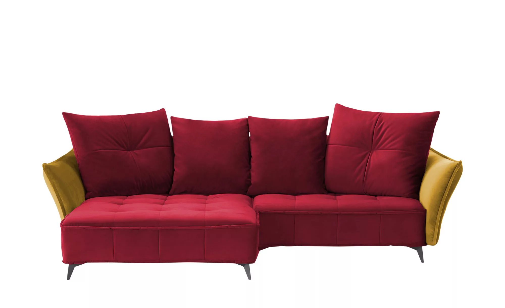 Ecksofa - rot - 290 cm - 80 cm - 175 cm - Polstermöbel > Sofas > Ecksofas - günstig online kaufen