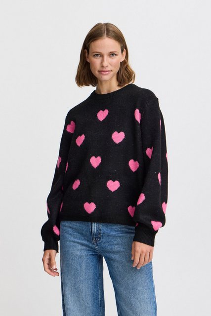 b.young Strickpullover BYBXMINYA HEART JUMPER stylischer Strickpullover günstig online kaufen