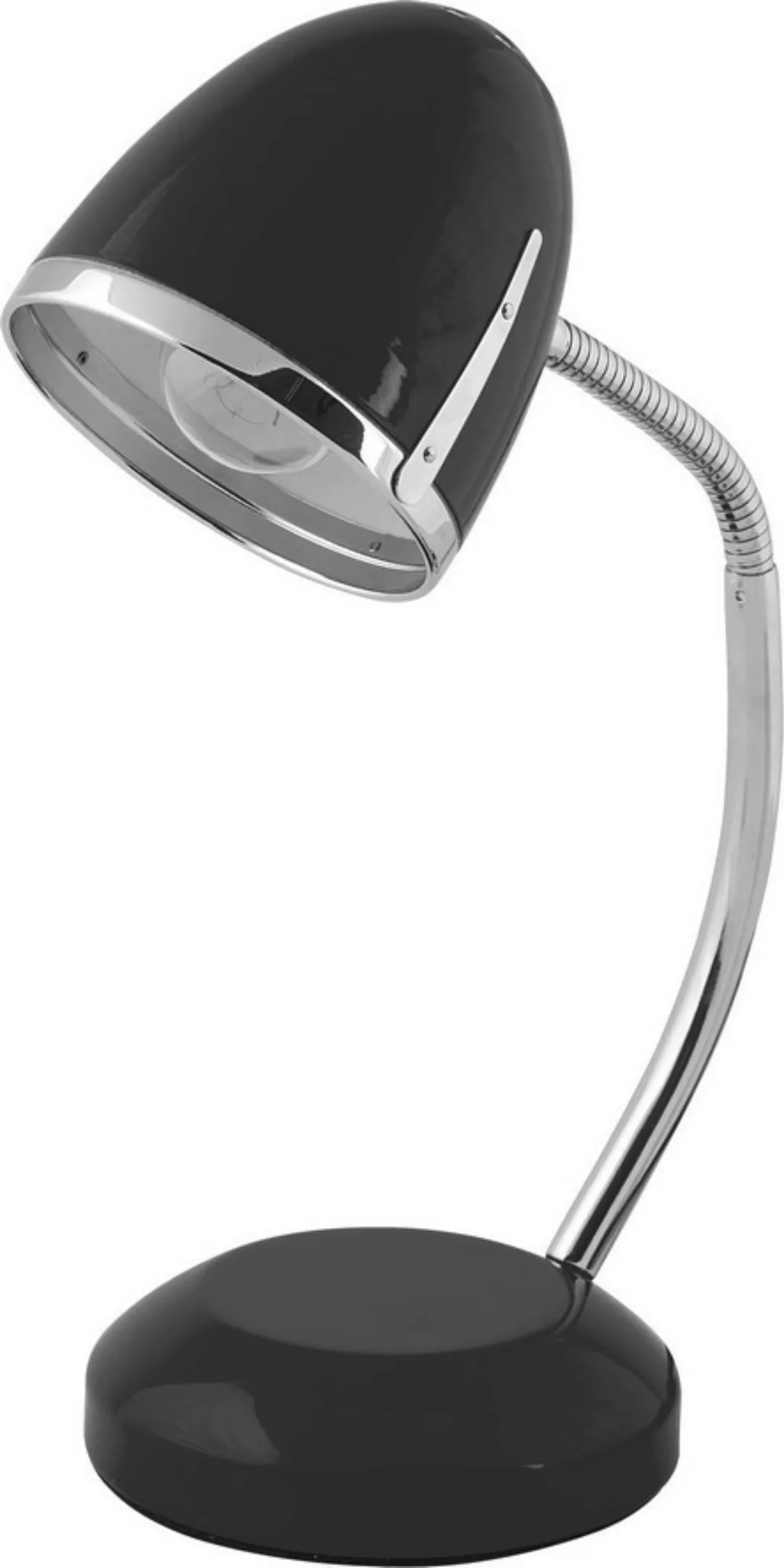 Schreibtischlampe schwarz Metall E27 Pocatello günstig online kaufen