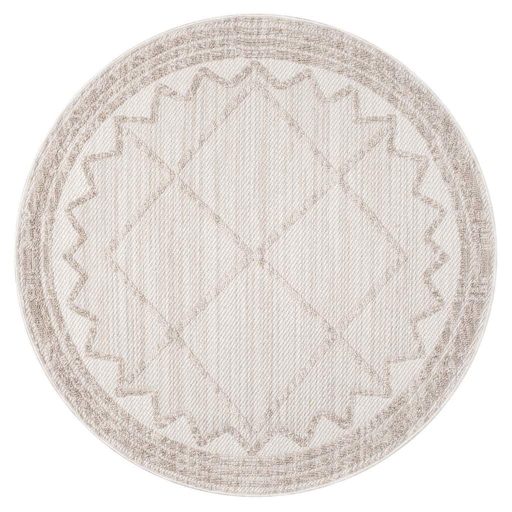 Carpet City Teppich »CLASICO 8931«, rund, 11 mm Höhe, Kurzflor, Hochtief-Mu günstig online kaufen