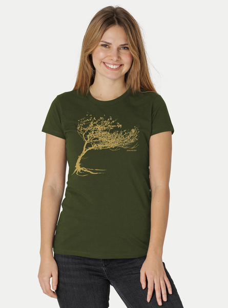 Bio-damen-t-shirt "Windy Tree" günstig online kaufen