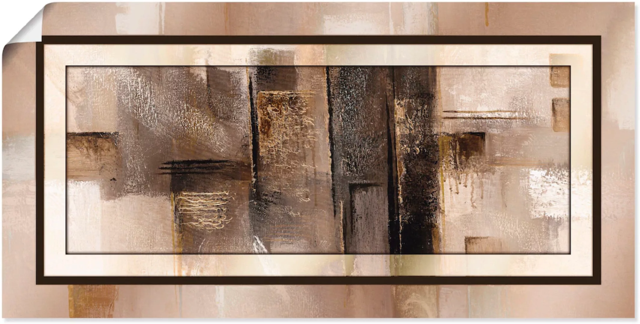 Artland Wandbild "Quadrate - abstrakt 1", Muster, (1 St.), als Alubild, Out günstig online kaufen
