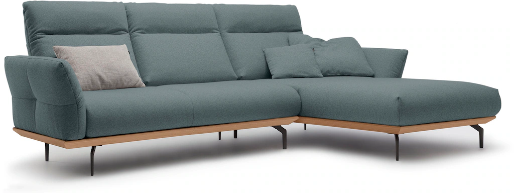 Creation BY ROLF BENZ Ecksofa »CR.460«, Sockel in Eiche, Alugussfüße in umb günstig online kaufen