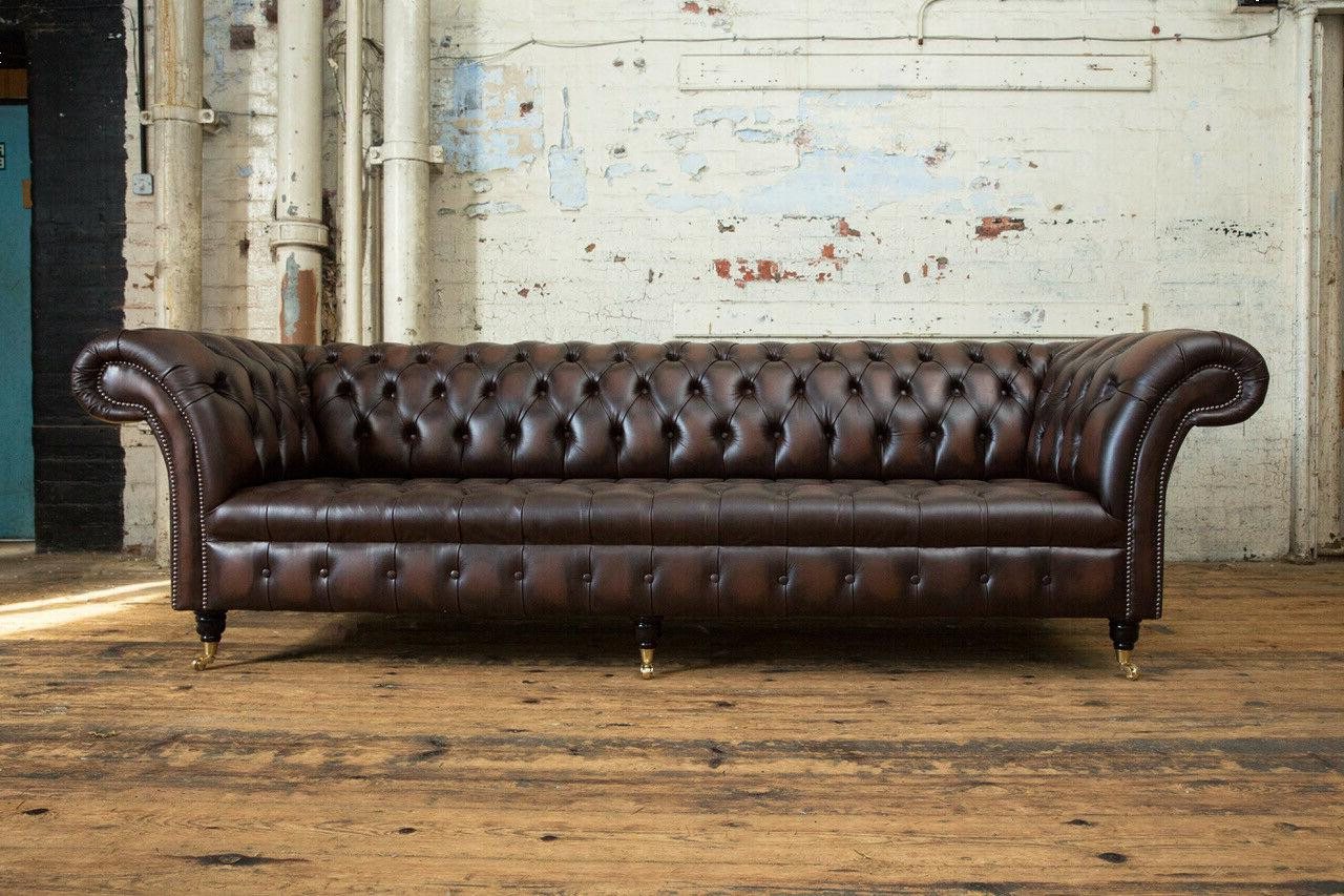 Xlmoebel Sofa Neues 4-Sitzer Luxus-Sofa mit klassischem Chesterfield-Design günstig online kaufen