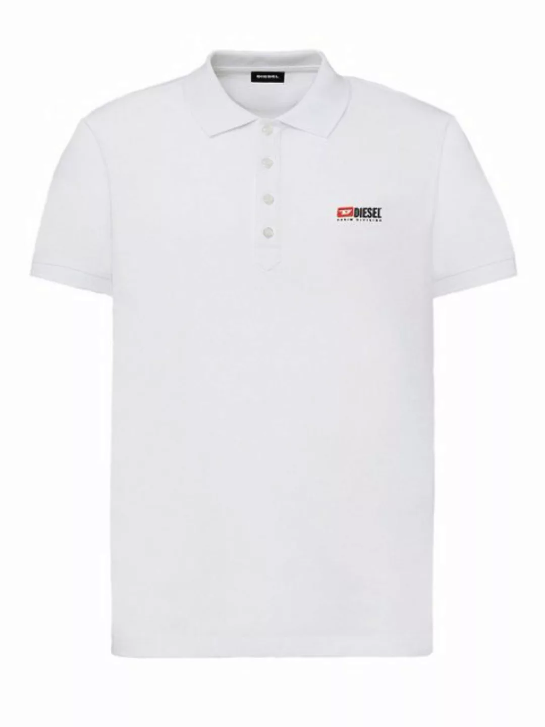 Diesel Poloshirt Regular Fit Logo Shirt - T-WEET-DIV Weiß günstig online kaufen