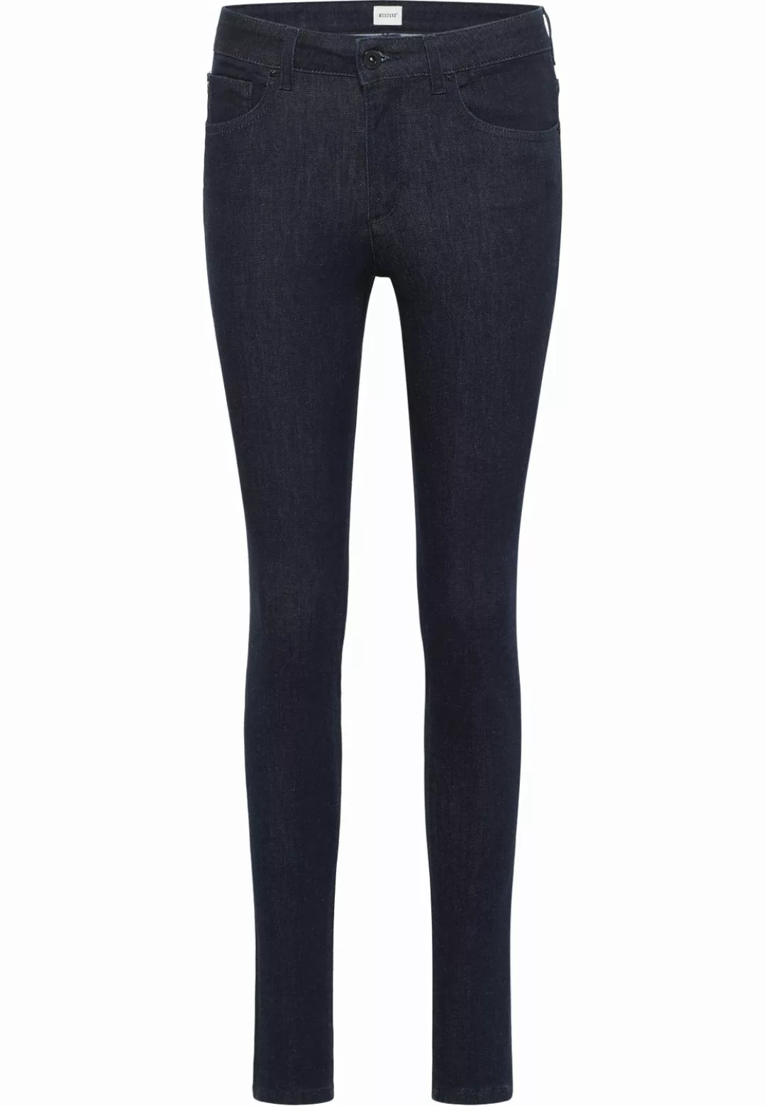Mustang Damen Jeans SHELBY Skinny Fit - Blau - Dark Blue Denim günstig online kaufen
