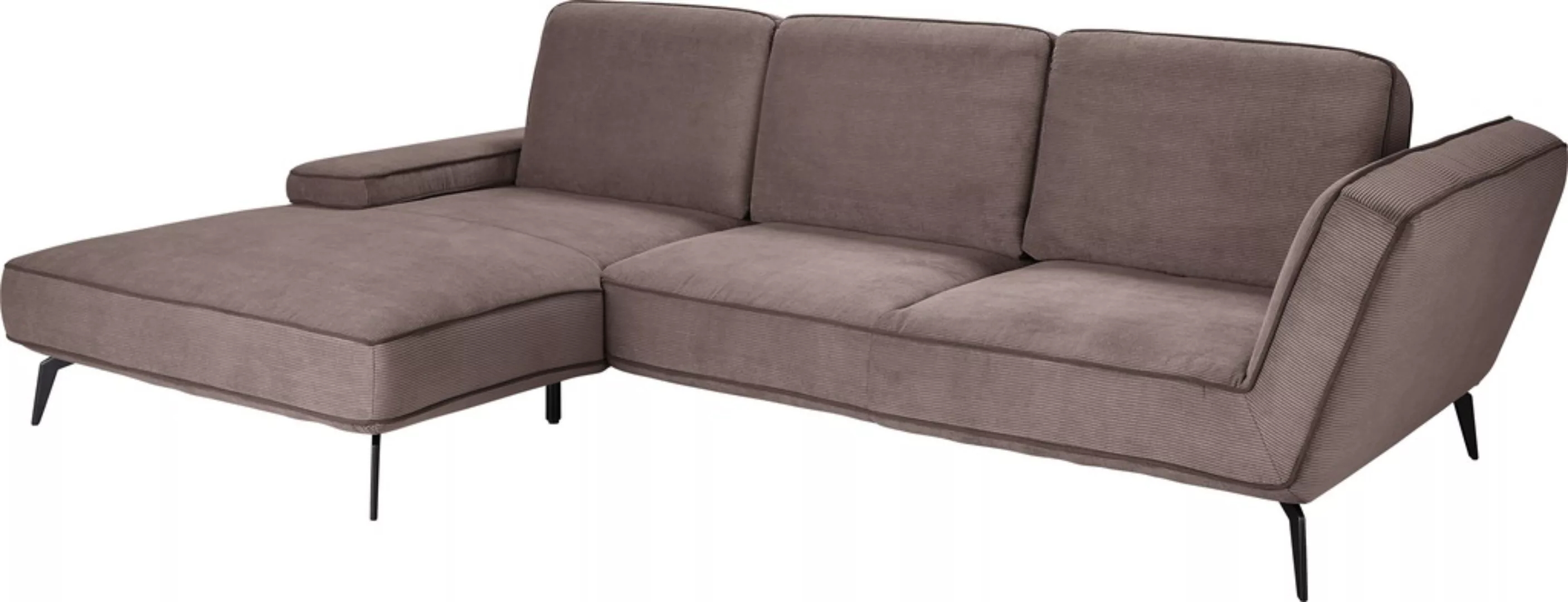 set one by Musterring Ecksofa »SO 4500, Füße schwarz matt, inkl Schwenkrück günstig online kaufen