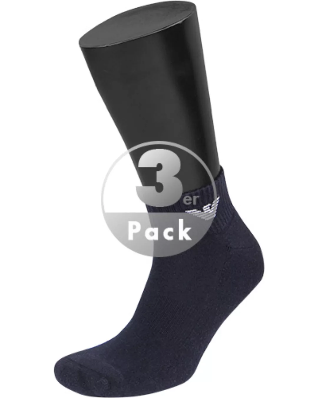 EMPORIO ARMANI Socken 3er Pack 302202/CC195/00035 günstig online kaufen