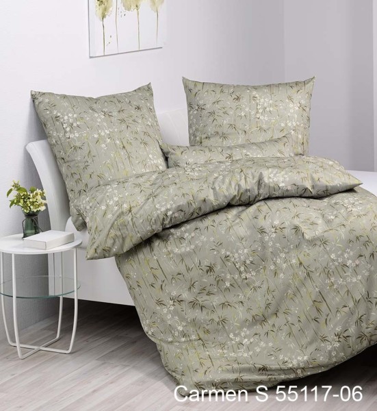 Janine Janine Interlock-Jersey Bettwäsche CARMEN S 55117 olivgrün Größe:  4 günstig online kaufen