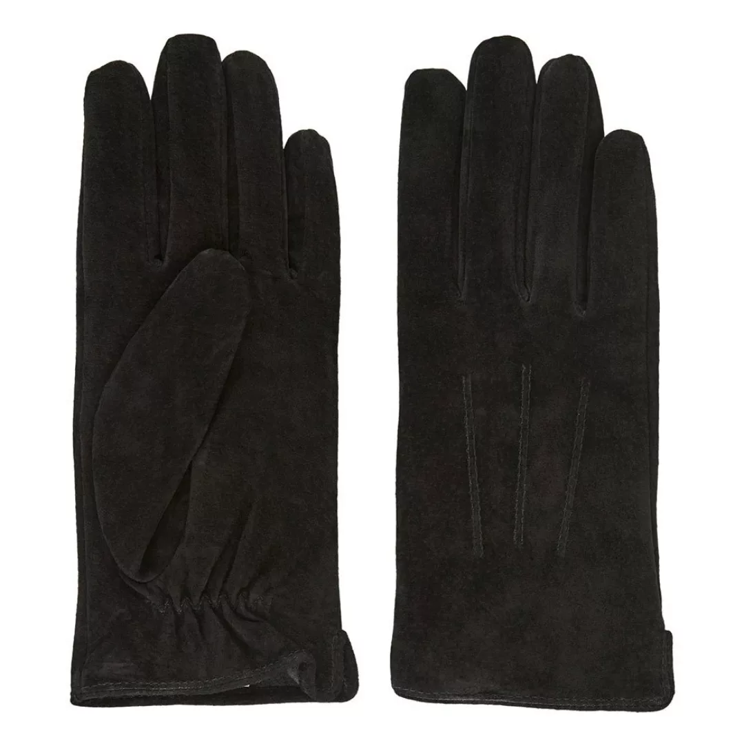 Pieces Nellie Suede Handschuhe L Black günstig online kaufen