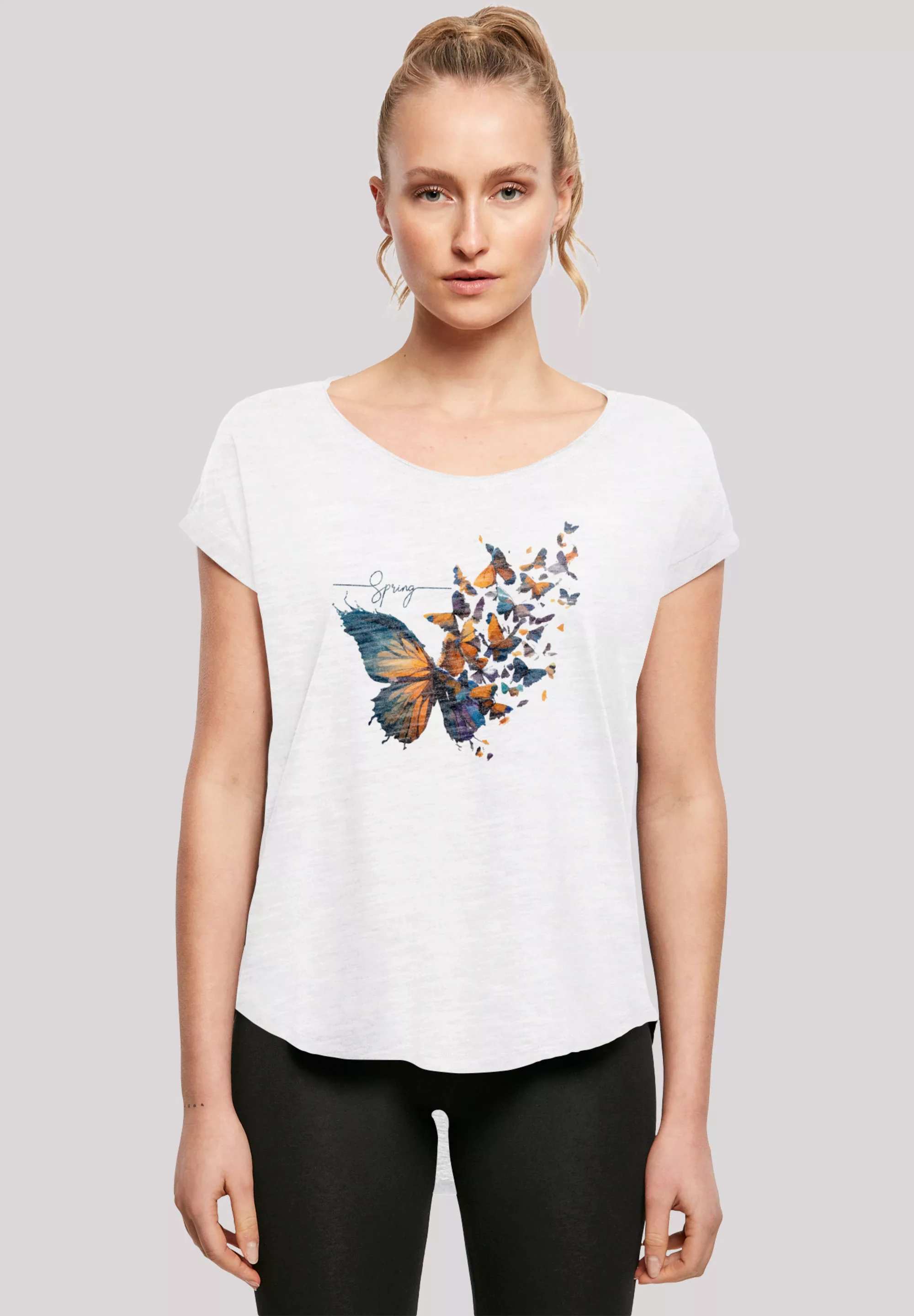 F4NT4STIC T-Shirt "Schmetterling Frühling", Print günstig online kaufen