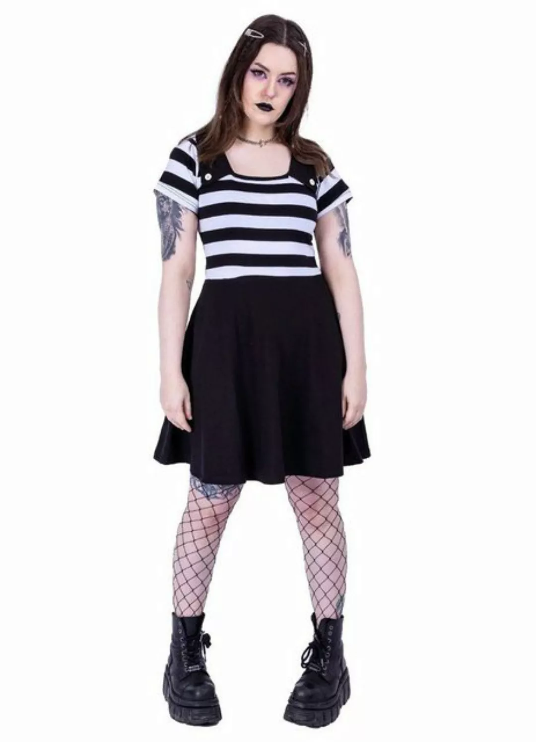 Rockabella A-Linien-Kleid Isolde Dress Gestreiftes Sailor Minikleid günstig online kaufen