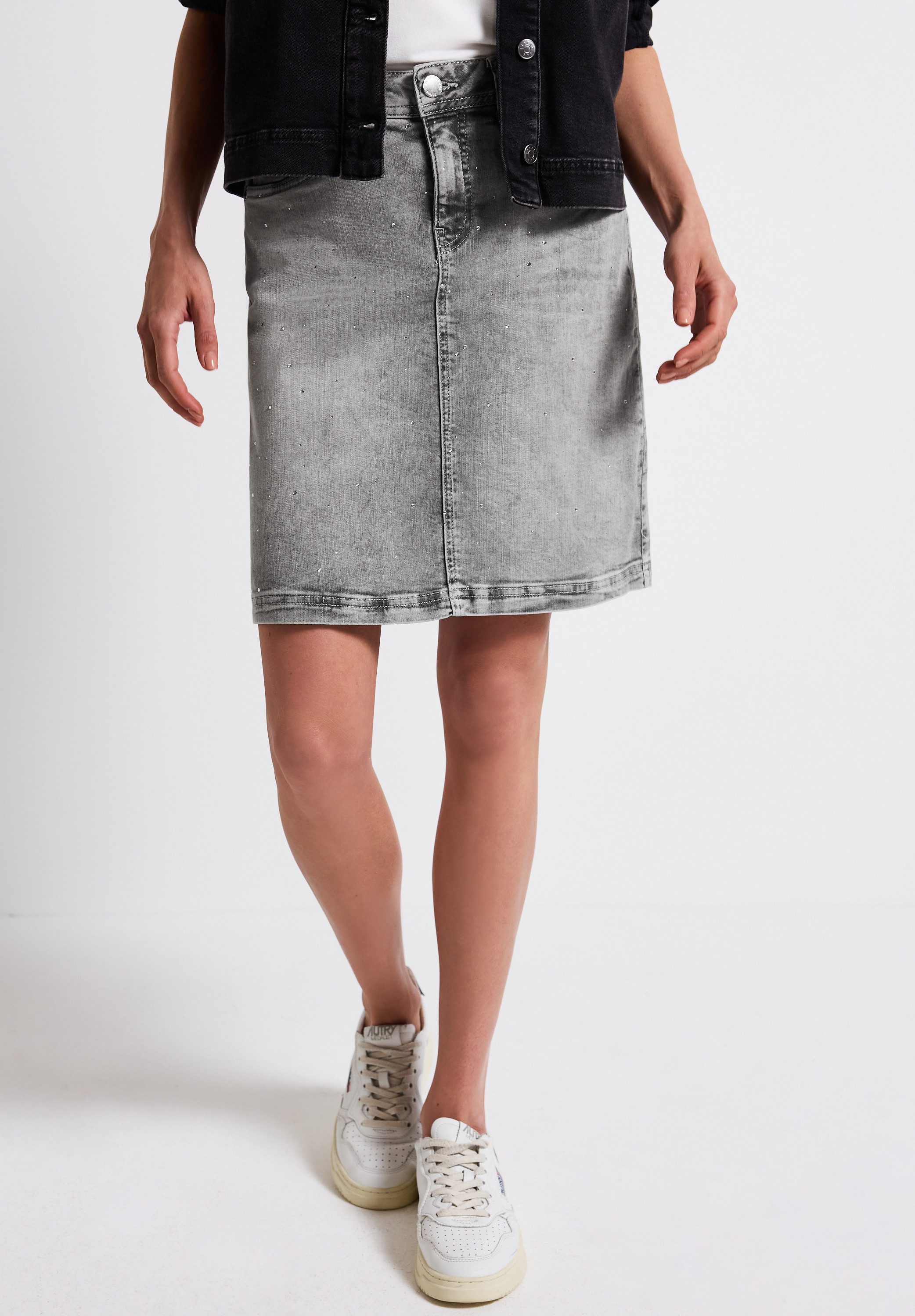 STREET ONE Jeansrock, Middle Waist günstig online kaufen