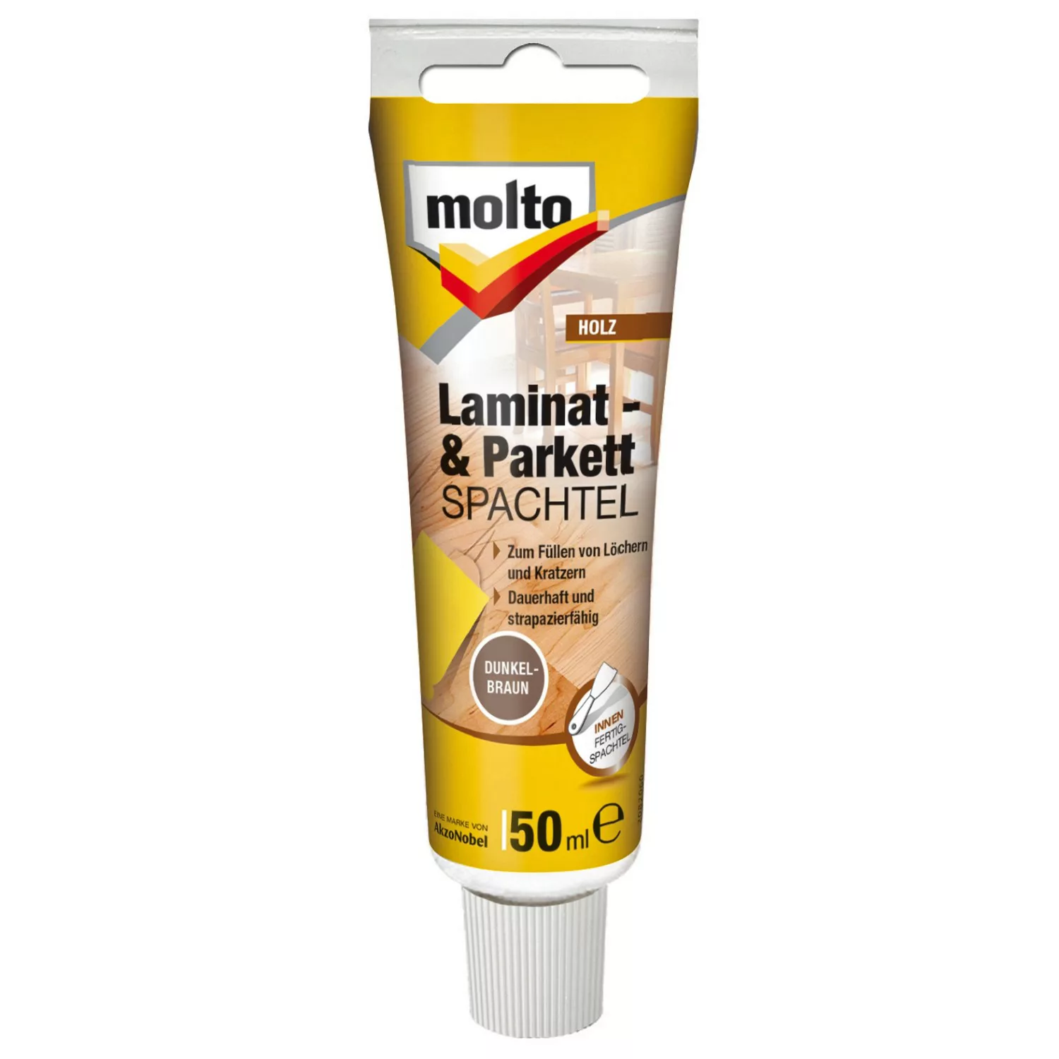 Molto Laminat- & Parkettspachtel Dunkelbraun 50 ml günstig online kaufen