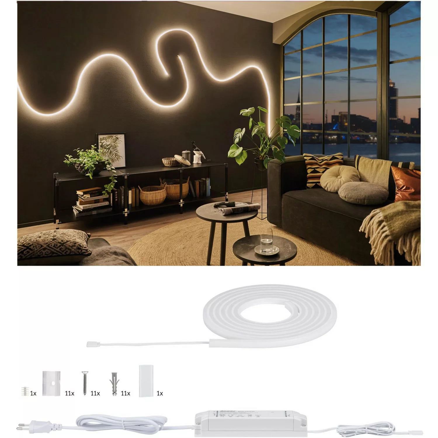 Paulmann MaxLED Flow Basisset warmweiß 3 m günstig online kaufen
