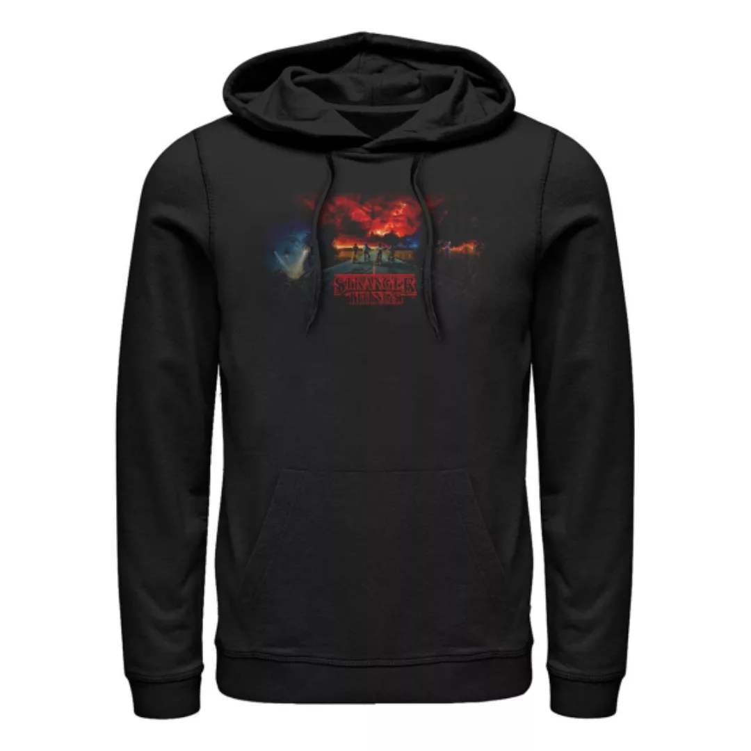 Netflix - Stranger Things - Gruppe Stranger Tryptych - Unisex Hoodie günstig online kaufen