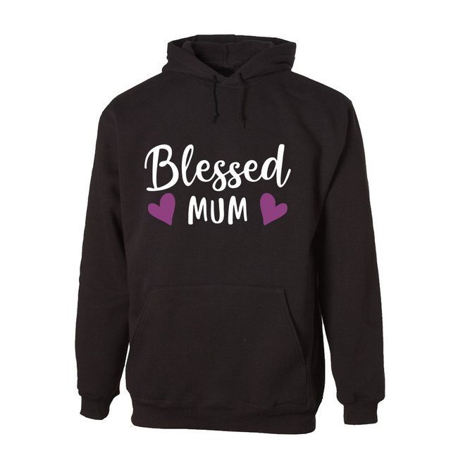 G-graphics Hoodie Blessed Mum mit trendigem Frontprint mit Spruch zum Mutte günstig online kaufen