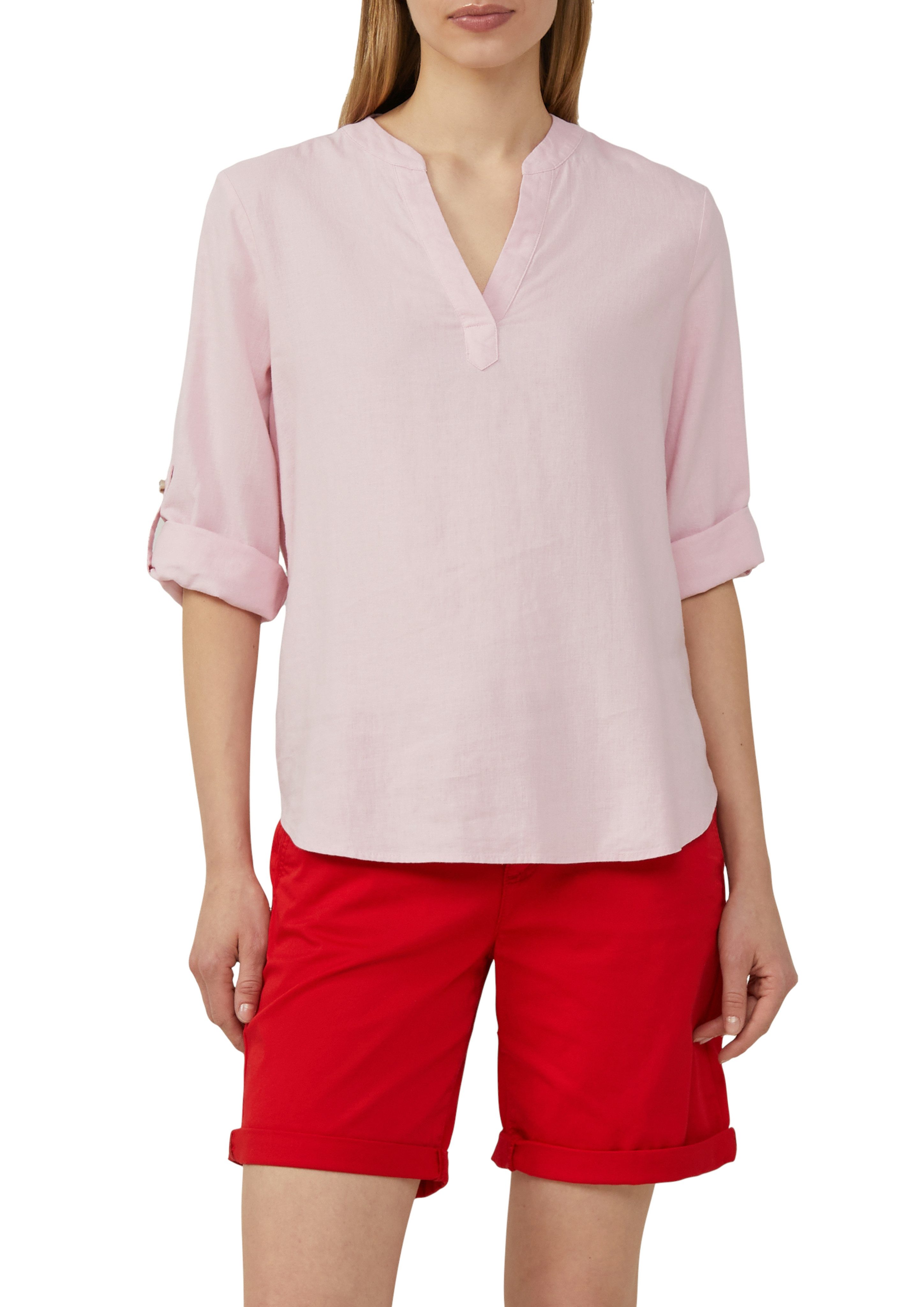 s.Oliver Klassische Bluse mit Turn-up günstig online kaufen