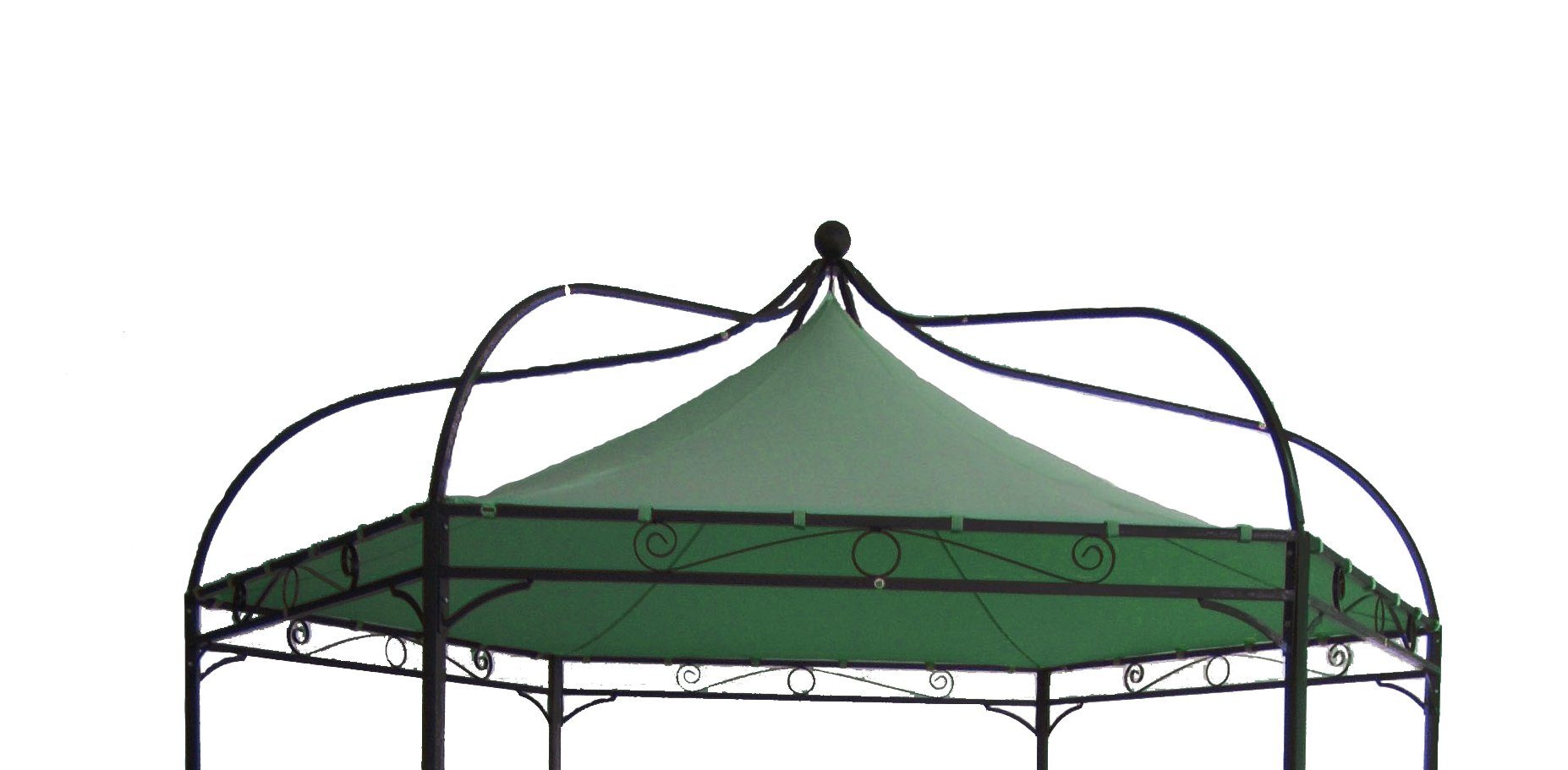 DEGAMO Pavillon-Ersatzdach MODENA, 6-eckig 320cm Durchmesser, günstig online kaufen