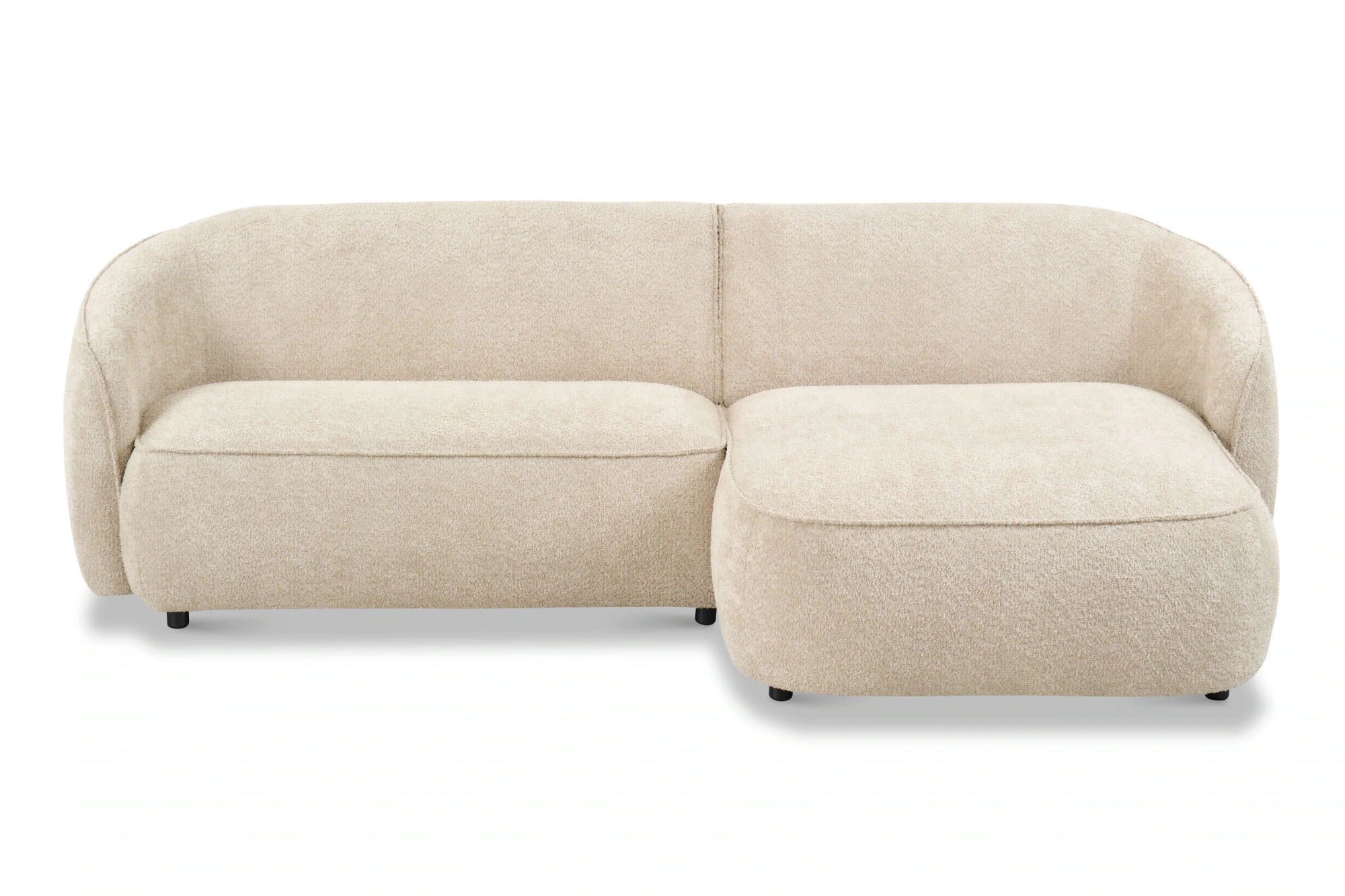 INOSIGN Ecksofa "Cosigo", Breite 246 cm, 2 Chenille-Stoffe zur Auswahl, mit günstig online kaufen