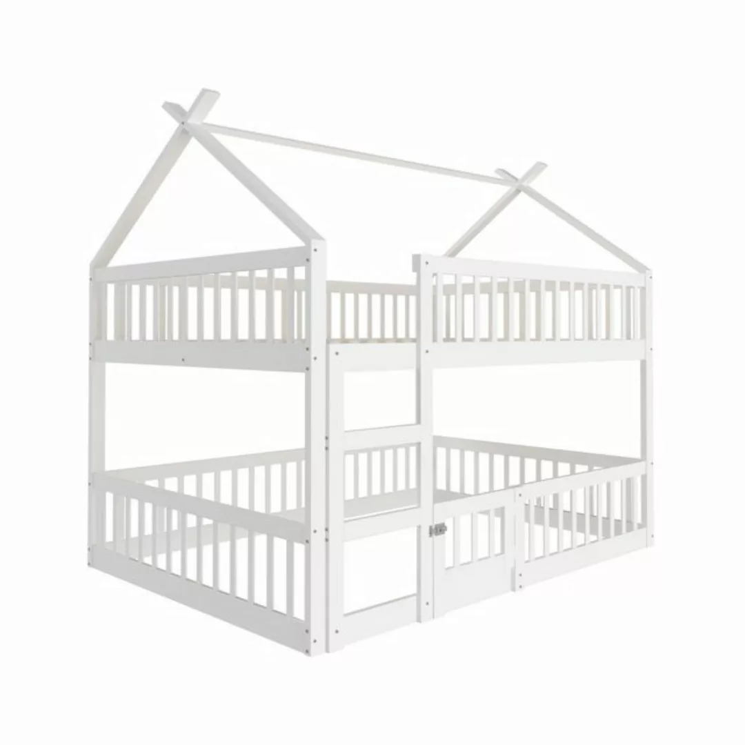 KoDise Etagenbett mit Treppe, Loft Design, Massivholz-Etagenbett-Rahmen, We günstig online kaufen