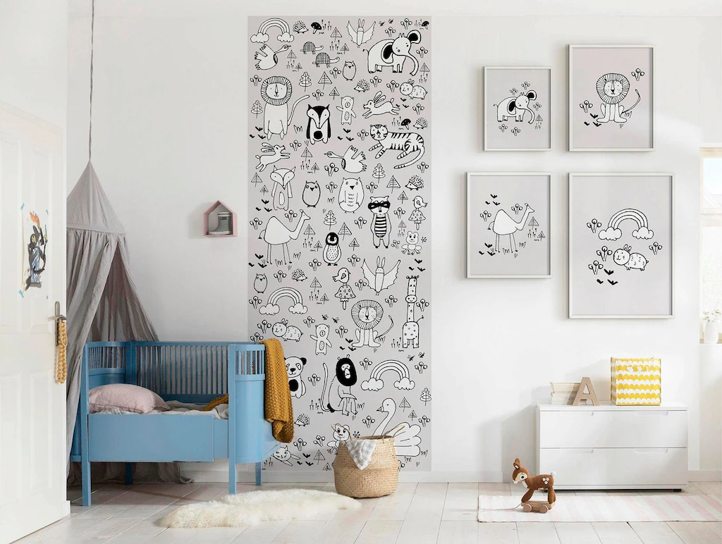 Komar Poster "Scribble Bunny", Tiere, (1 St.), Kinderzimmer, Schlafzimmer, günstig online kaufen