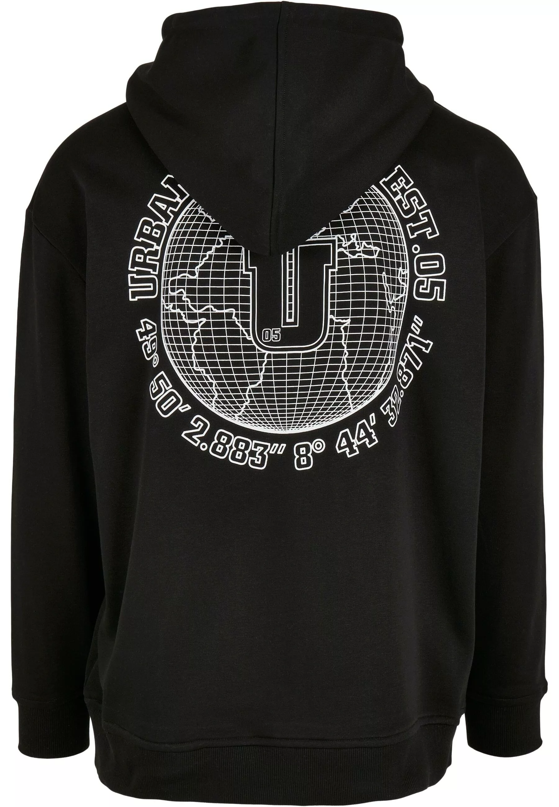 URBAN CLASSICS Sweatshirt "Urban Classics Herren Globetrotter Hoody" günstig online kaufen