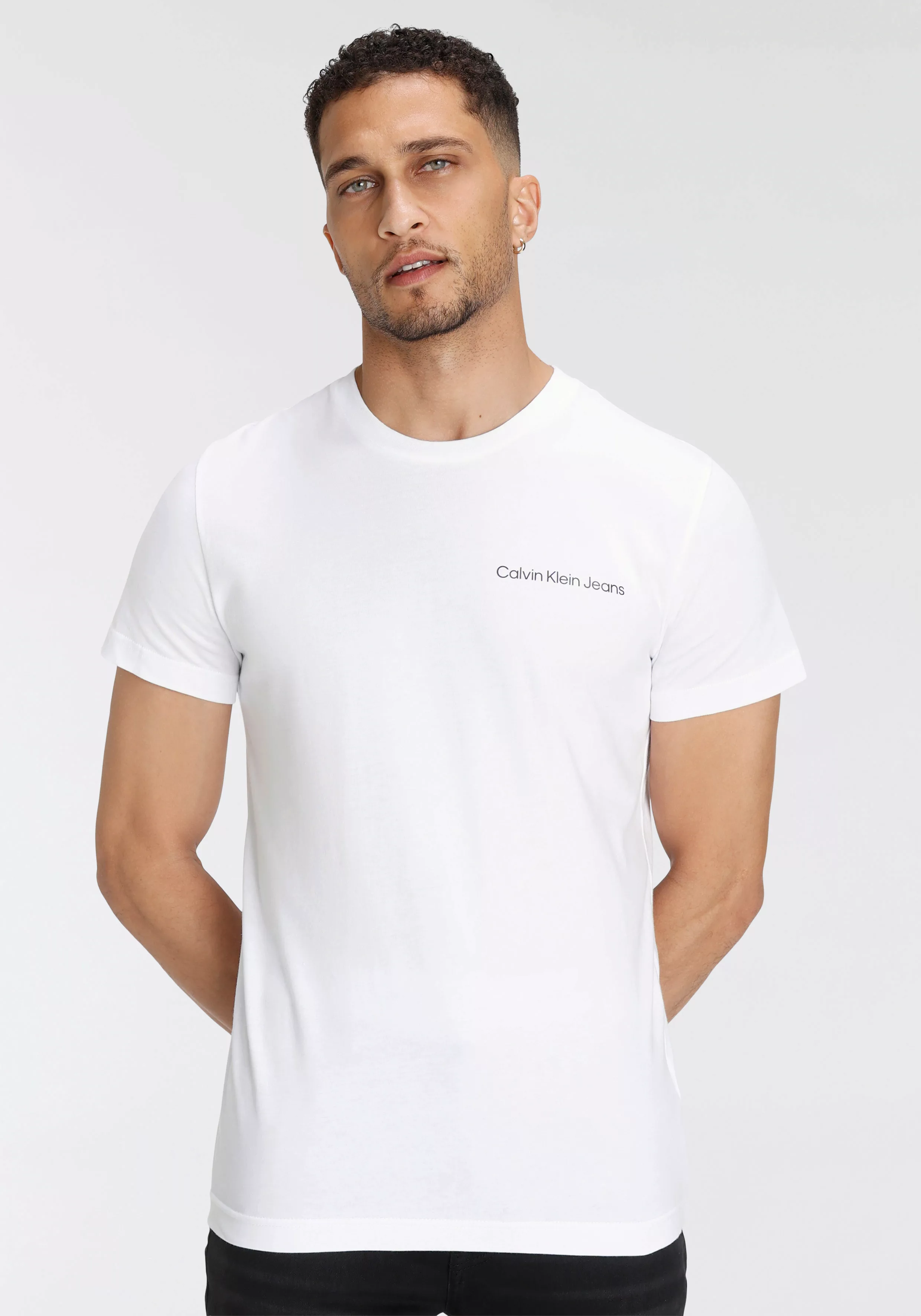 Calvin Klein Jeans T-Shirt "CHEST INSTITUTIONAL SLIM TEE" günstig online kaufen