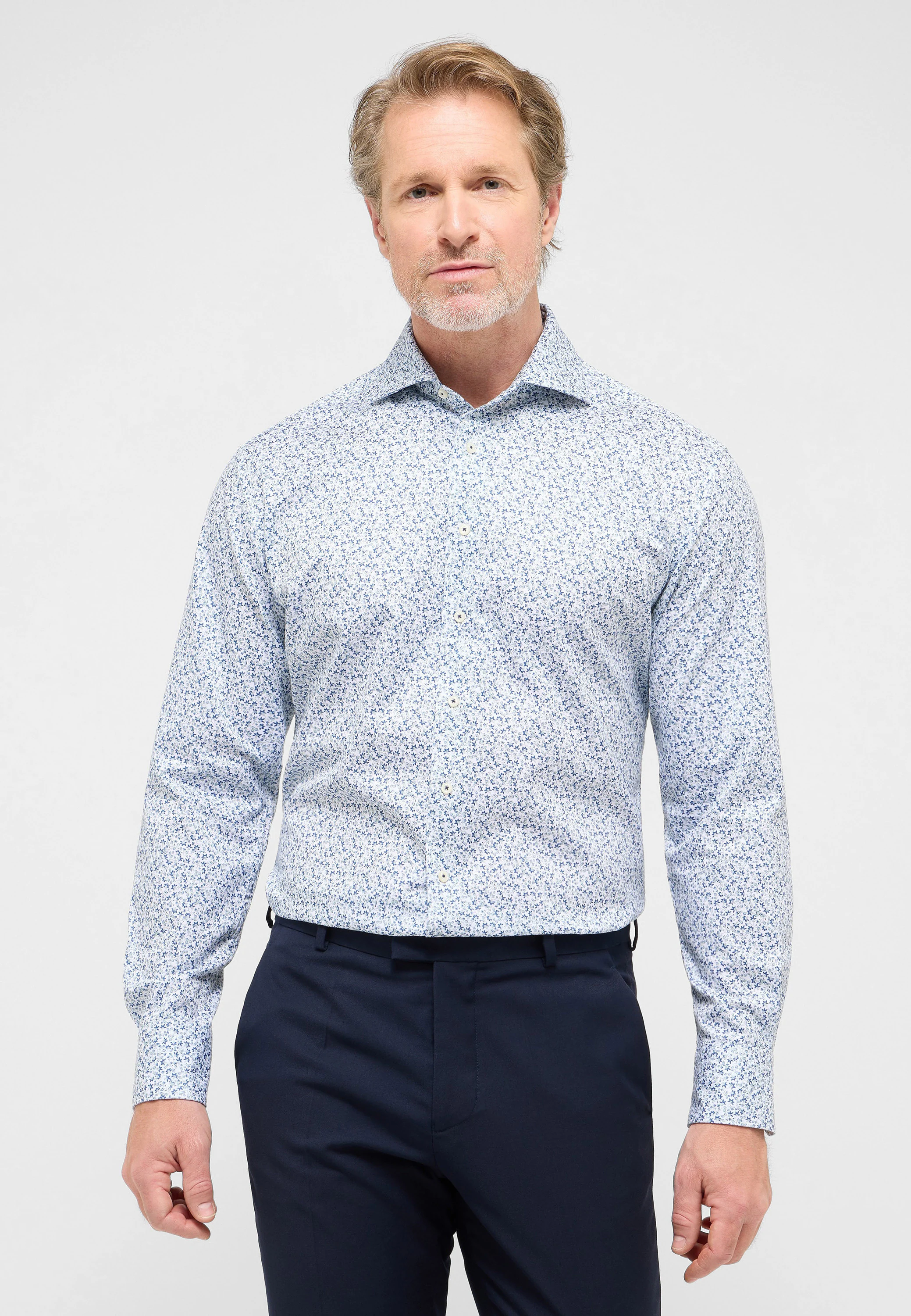 Eterna Langarmhemd "MODERN FIT", EASY IRON (bügelleicht) günstig online kaufen