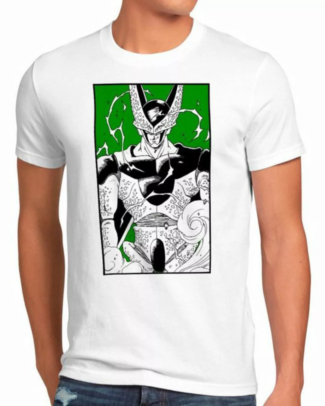 style3 Print-Shirt Herren T-Shirt Overwhelming Cell super dragonball z gt s günstig online kaufen