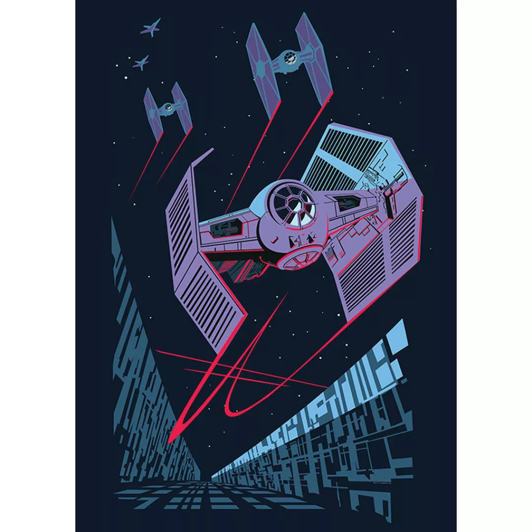 Komar Poster Star Wars Classic Vector TIE-Fighte Star Wars - Intro B/L: ca. günstig online kaufen